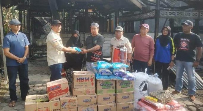 Pemkot Salurkan Bantuan Korban Kebakaran, Rio Tunggali : Terima Kasih Ibu Walikota