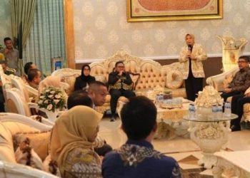 Kunjungi Pemkot Gorontalo,Tatong Bara Lakukan Silaturahmi dengan Walikota Marthen Taha