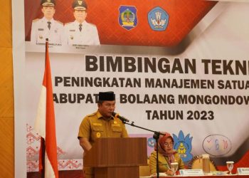 Buka Bimtek Peningkatan Manajemen PAUD, Ini Penyampaian Wabup Bolsel