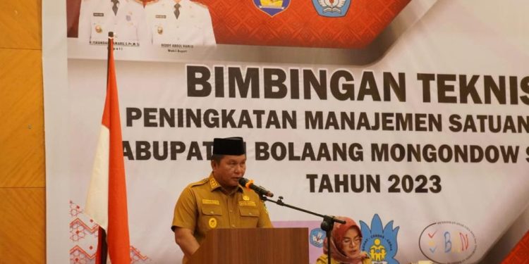 Buka Bimtek Peningkatan Manajemen PAUD, Ini Penyampaian Wabup Bolsel