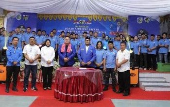 Hadiri Pelantikan DPD KNPI Kotamobagu, Walikota Sambut Ketua Rio A J Dondokambey