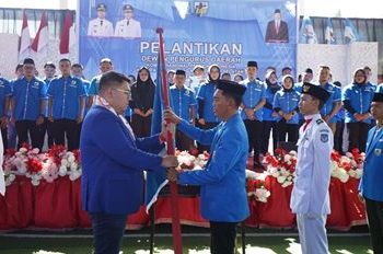 Resmi Nahkodai KNPI Bolsel, Chan Kamari Ucapkan Terimakasih Kepada Bung Rio Dondokambey