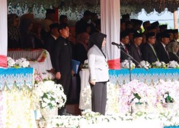 Dalam Bingkai Pancasila, Walikota Pimpin Upacara Di Lapangan Aruman