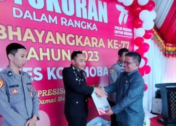 Peringati HUT Ke-77 Bhayangkara, Wawali Nayodo Hadir Bersama Forkompimda