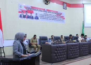 Siang Tadi, Walikota Sampaikan 2 Draft Rancangan Ke DPRD Kotamobagu