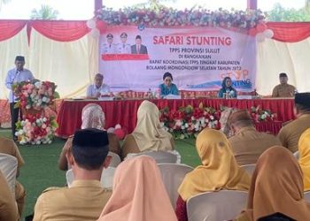 Terima Kunjungan Safari Stunting 2023, Sekda Bolsel Paparkan Strategi dan Inovasi Brantas