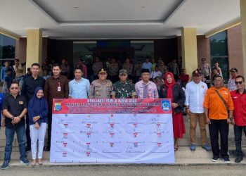 Hadir Dan Saksikan Sispamkota Pemilu 2024, DPRD Bolsel Berikan Apresiasi Persiapan Polres