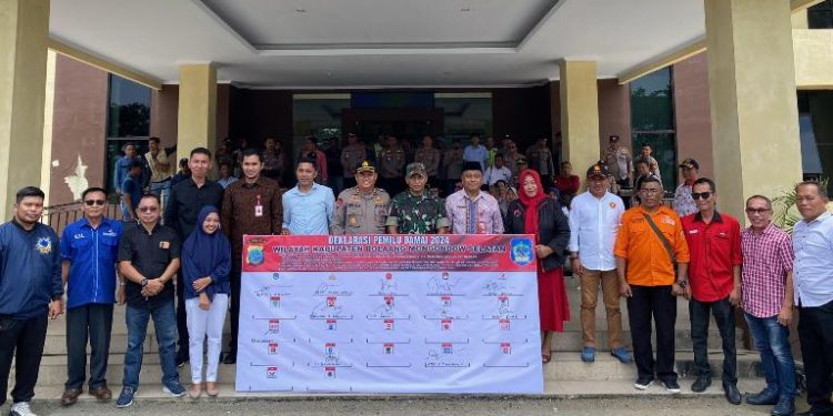 Hadir Dan Saksikan Sispamkota Pemilu 2024, DPRD Bolsel Berikan Apresiasi Persiapan Polres
