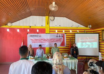 Bawaslu Bolsel Gelar Sosialisasi Pengawasan Pemilu 2024