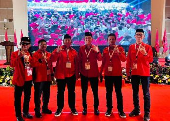 Ikuti Bimtek Di Jakarta, Ketua dan Wakil Ketua DPC PDI-P Bolsel Optimis Hadapi Pemilu 2024