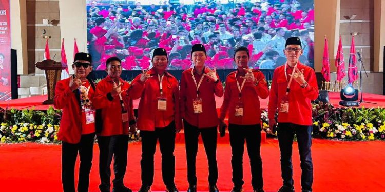 Ikuti Bimtek Di Jakarta, Ketua dan Wakil Ketua DPC PDI-P Bolsel Optimis Hadapi Pemilu 2024