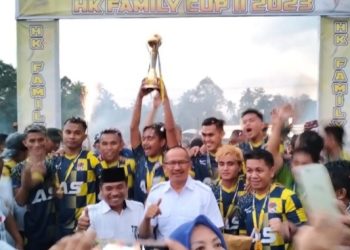 Ucapkan Selamat Kepada Putra Bogani Biga, Pj Walikota Tutup HK Family Cup II 2023