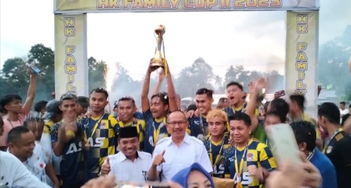 Ucapkan Selamat Kepada Putra Bogani Biga, Pj Walikota Tutup HK Family Cup II 2023