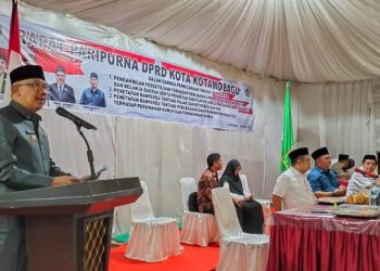 Hadiri Paripurna DPRD Persetujuan KUA-PPAS 2024, Ini Isi Sambutan PJ Walikota