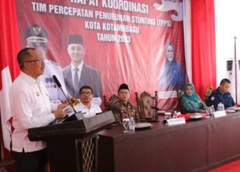Pimpin Rakor Tim Percepatan Penurunan Stunting Kotamobagu, Pj Asripa Tegaskan Hal Ini