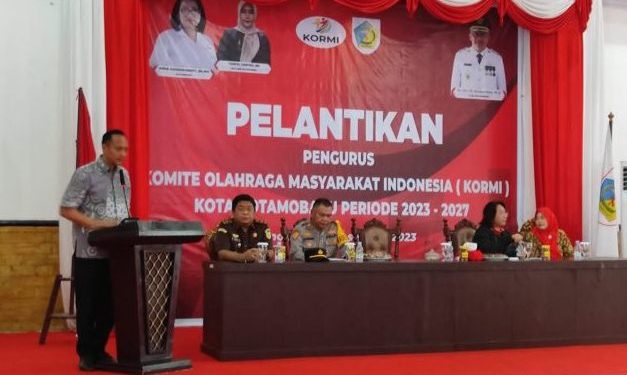 Diwakili Sekkot Mokoginta, Ini Harapan Pj Walikota Kepada Pengurus KORMI Kotamobagu