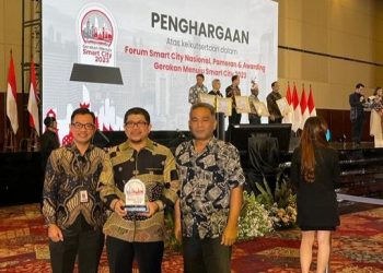 Masuk Kategori 10 Kota Terbaik, Kotamobagu Terima Penghargaan Program Gerakan Menuju Smart City 2023