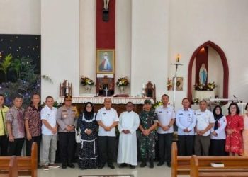Safari Natal Ke Pastor Paroki Kristus Raja, Ini Yang Disampaikan PJ Walikota