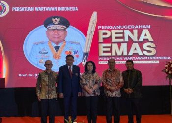 Hadiri Pena Emas PWI Untuk Gubernur Sulut, Ini Yang Disampaikan Pj Walikota Asripan Nani