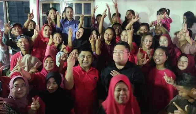 Bersama MeKal dan Bung Rio, Seluruh Caleg dan Simpatisan PDI-P Solid Suarakan Kemenangan GAMA Di Kotamobagu