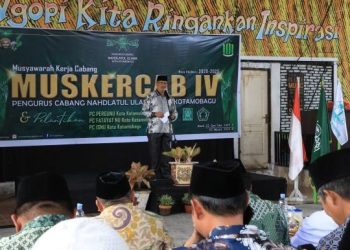 Buka Muskercab PCNU Kotamobagu, Ini Pengakuan Pj Walikota