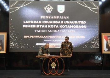Berharap WTP Lagi, Pj Walikota Serahkan LKPD 2023 ke BPK RI