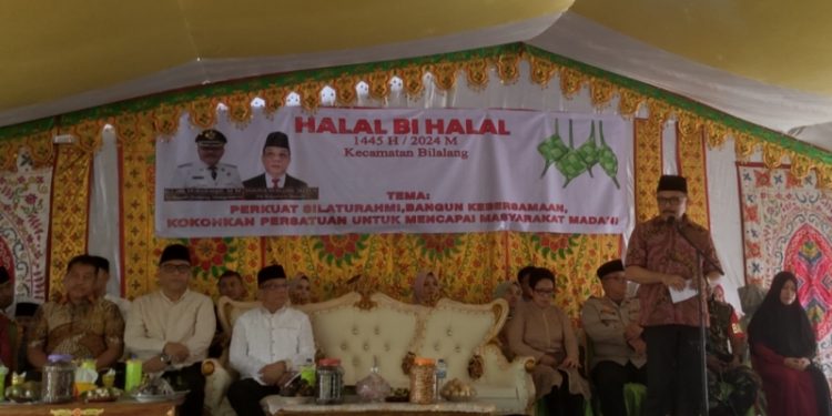 Hadiri Halal Bi Halal Tuduaog, Bupati Limi Sampaikan Hal Penting Ini