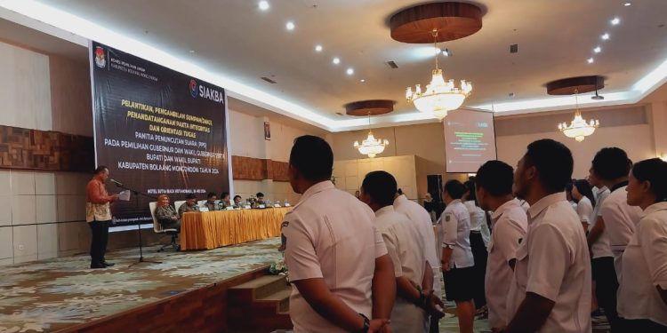 Hadir Bersama Forkopimda, Ini Pesan Pj Bupati Bolmong Kepada Ratusan PPS