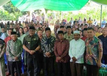 Bersama Masyarakat Pangian Bersatu, Bupati Limi Sampaikan Hal Ini Di Agenda Halal Bi’Halal