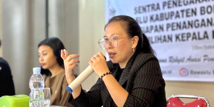 Awasi Pilkada, Neila Pimpin Rakor Sentra Gakumdu Bawaslu Bolmong