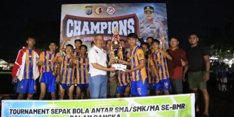 Resmi Ditutup, Ini Harapan Asripan Pada Turnamen Sepak Bola Kapolres Cup