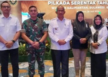 Asripan Nani Hadiri Rakor Pilkada Serentak 2024 di Makassar