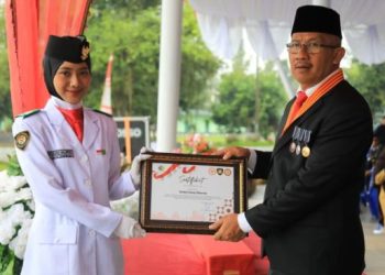 Apresiasi Duta Pancasila, Asripan Kukuhkan Paskibraka 2023 Jadi Purna