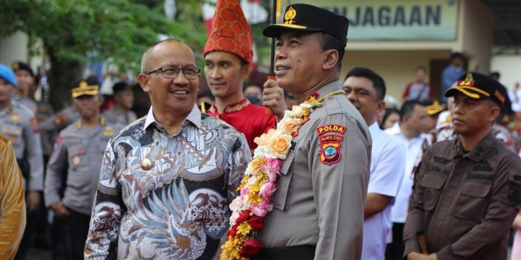 Bersama Forkopimda Pj Walikota Sambut Kunker Kapolda Sulut