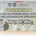 Buka Sosialisasi Pendampingan Hukum, Ini Pesan Pj Bupati Untuk Ratusan Kades