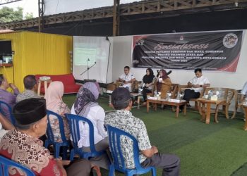 Bersama BPD & LPM, KPU Kotamobagu Gelar Sosialisasi Tahapan Pilgub dan Pilwako