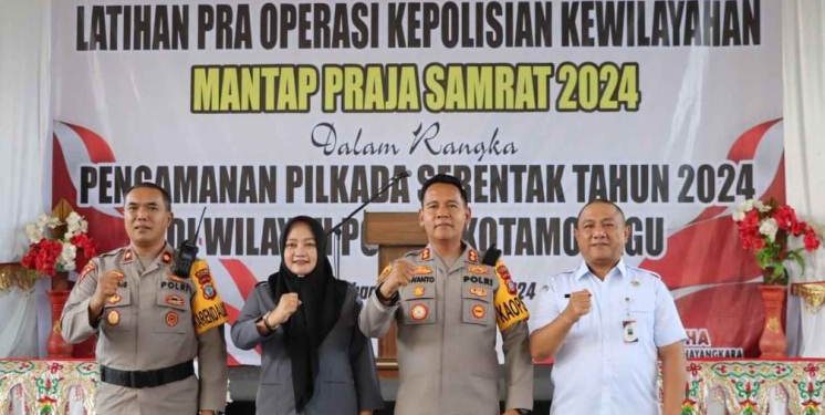 Siap Pilkada Serentak, Kapolres Tekankan Netralitas Polri Pada Pelatihan Pra Operasi Mantap Praja Samrat 2024