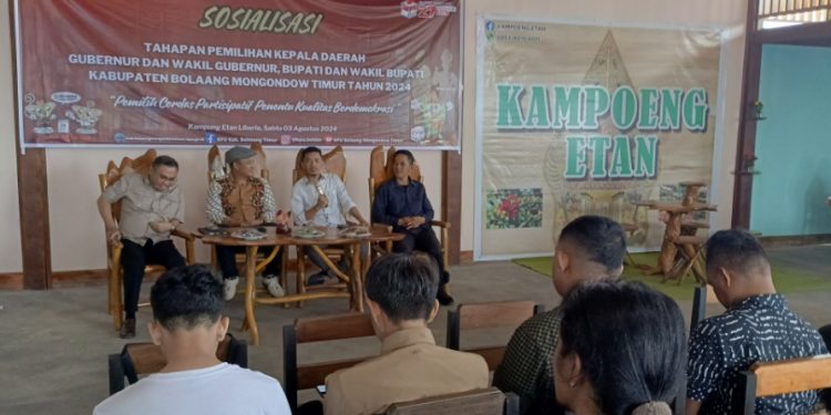 Siap Pilkada, KPUD Boltim Gelar Sosialisasi Tingkatkan Partisipatif Pemilih Cerdas