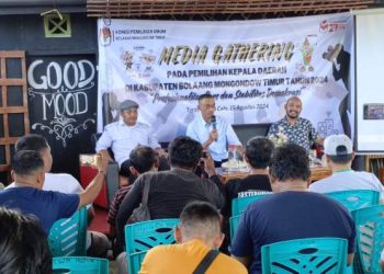 Hadir  Di Media Gethring, Ini Pesan Awaludin Untuk KPU Boltim