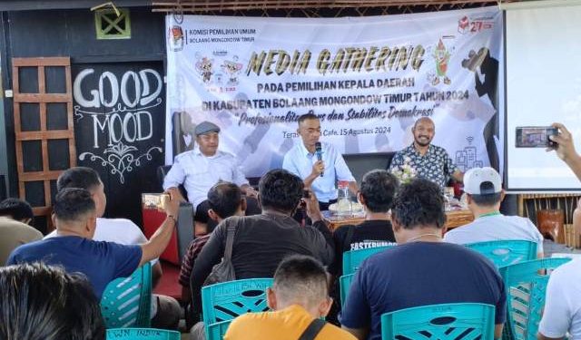 Hadir Di Media Gethring, Ini Pesan Awaludin Untuk KPU Boltim