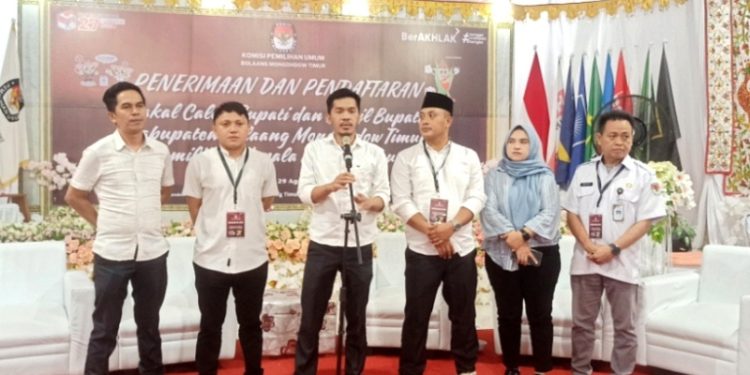Sukses Tahap Pendaftaran Peserta Pilkada Boltim, KPU Siapkan Rekom Tes Kesehatan