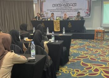 Sosialisasi Tahapan Pemilu, KPU Kotamobagu Kumpul Puluhan Siswa SMA dan SMK