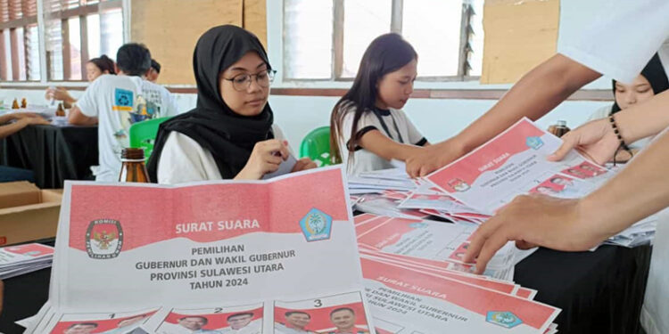 Libatkan Gen Z, KPU Kotamobagu Mulai Proses Sorlip Surat Suara