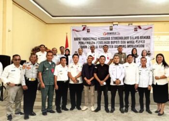 Awasi Tahapan Pilkada Bersama, Bawaslu Gelar Rakoor Bersama StakeHolder