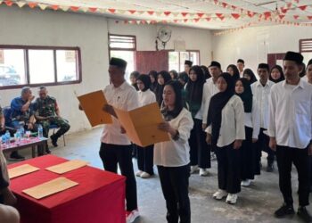 419 Pengawas TPS Dilantik, Bawaslu Bolmong Siap Awasi Pemungutan Suara