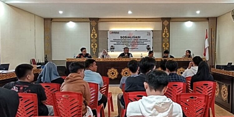 Bawaslu Kotamobagu Sosialisasi Pengawasan Partisipatif Pilwako Kotamobagu 2024