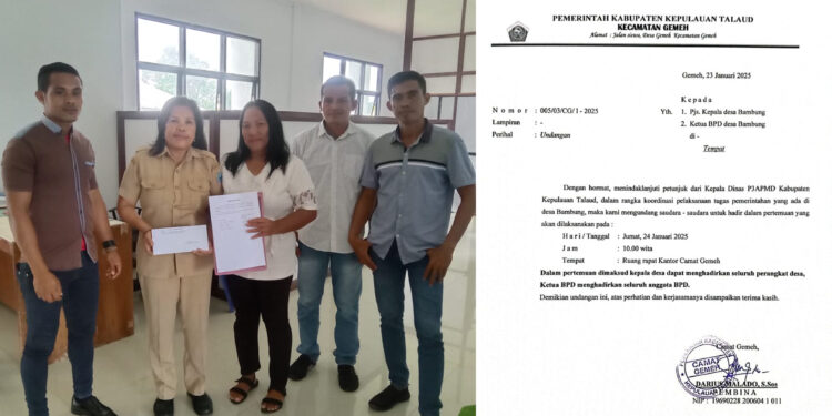 Kadis DP3PMD Bersama Tim Dinilai Tidak Konsisten Selesaikan Persoalan Desa Bambung dan Bambung Timur