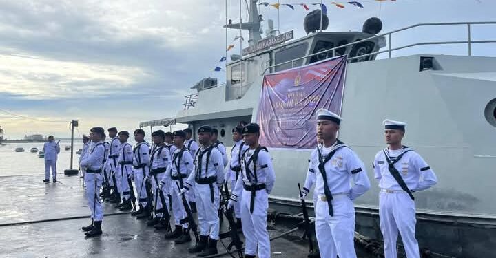 Lanal Melonguane Gelar Upacara Hari Dharma Samudera 2025