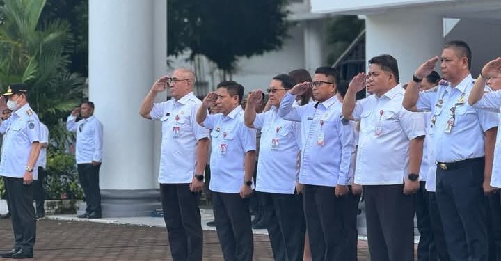 Pejabat Bupati Talaud Hadiri Sertijab dan Raker Perdana Gubernur Sulut