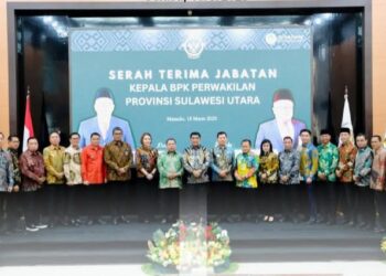 Pejabat Bupati Talaud Hadiri Sertijab Kepala BPK RI Sulut